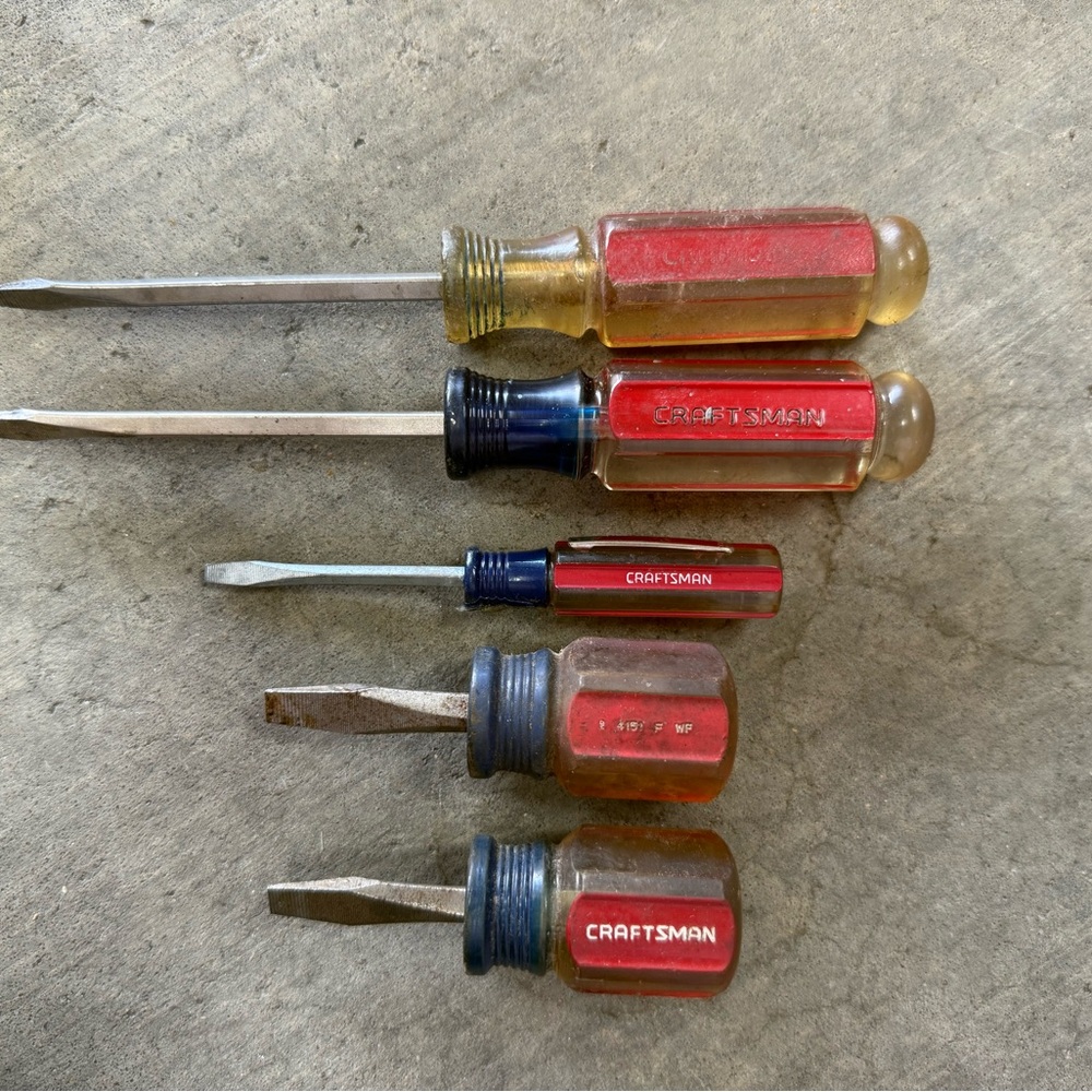 Craftsman Red Amber Screwdriver Set - Men Other